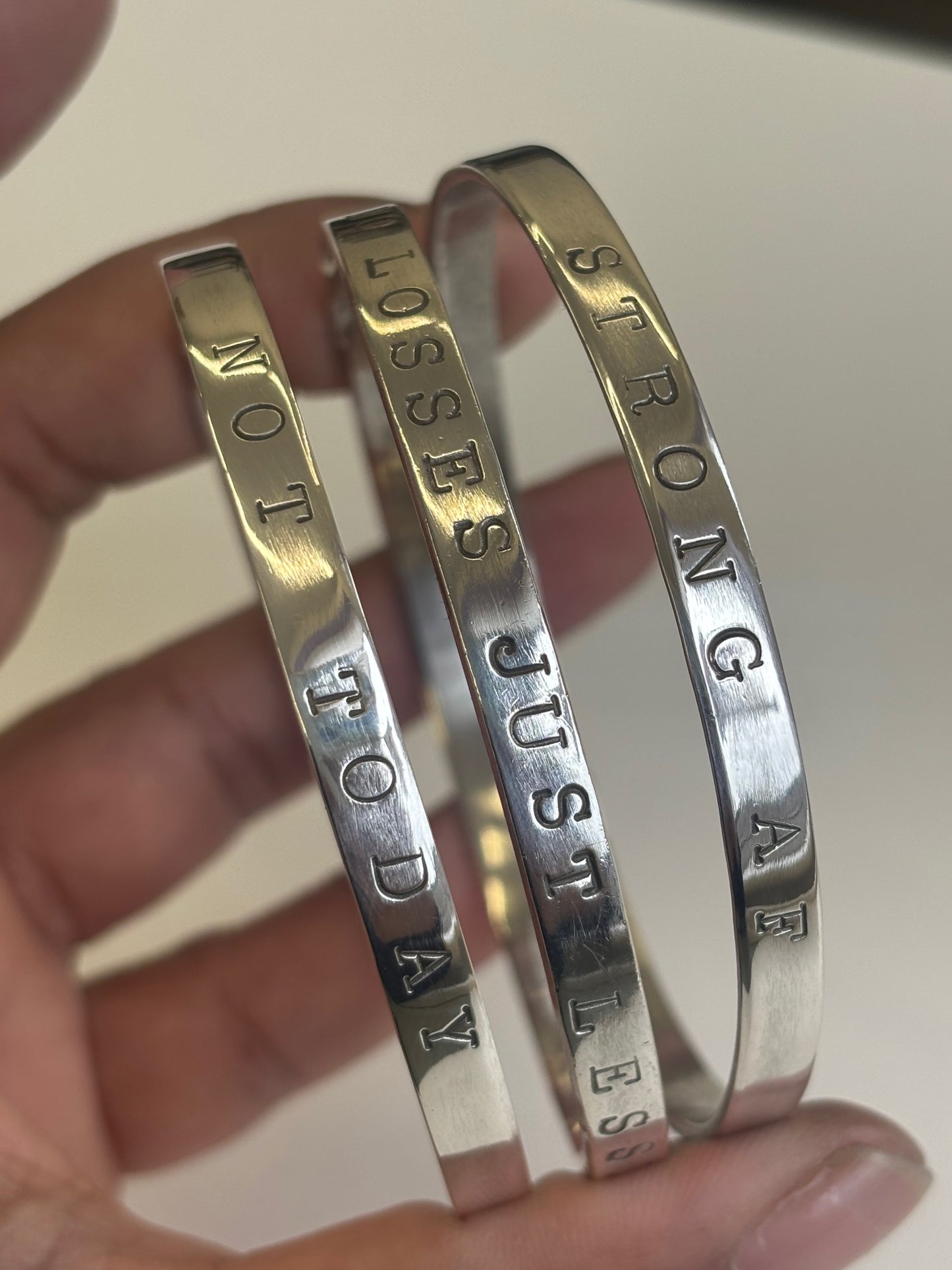 Sterling silver bangle